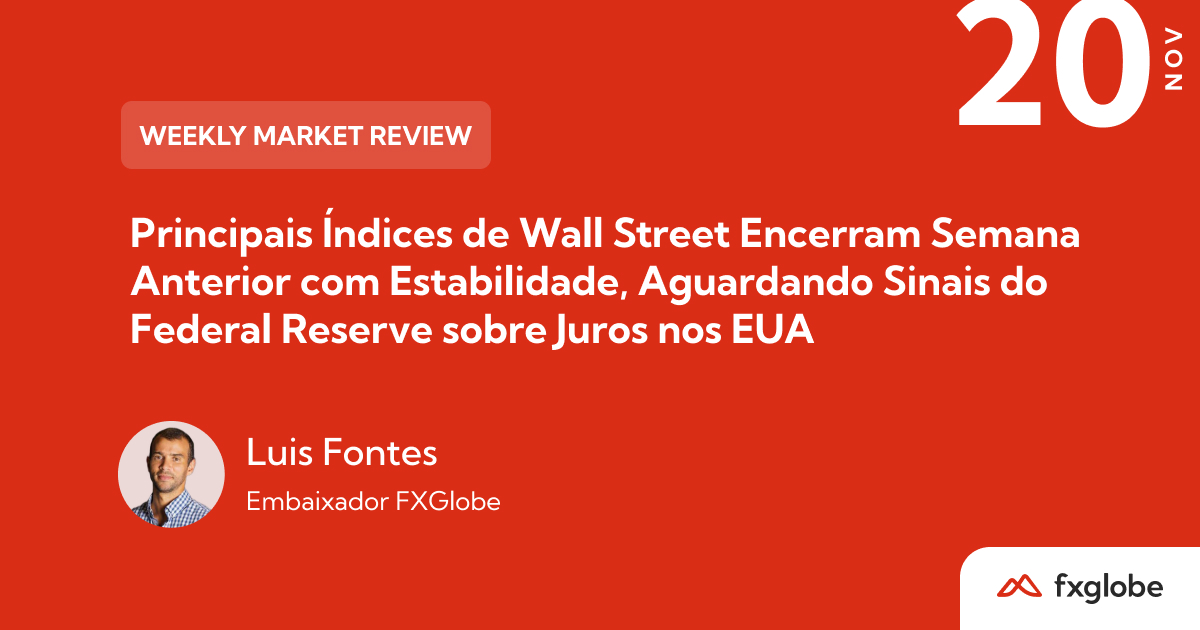 principais indices de wall street encerram semana anterior com estabilidade aguardando sinais do federal reserve sobre juros nos eua
